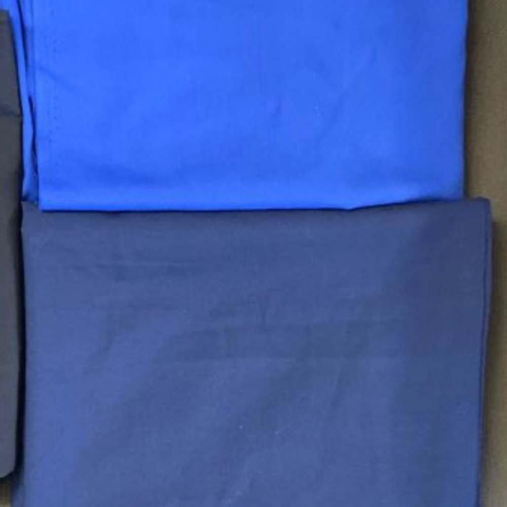 4 yards fabric total ( 2 yards for each color)